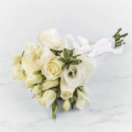 White Rose Bouquet by BloomNation™