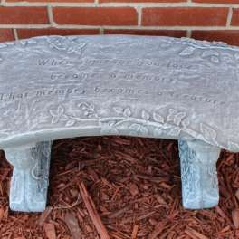 Concrete Memory/Treasure Bench