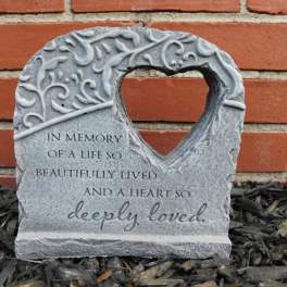 Deeply Loved Concrete Plaque