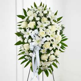 The FTD Exquisite Tribute Standing Spray