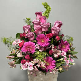 Serene Basket by Petals 2 Go