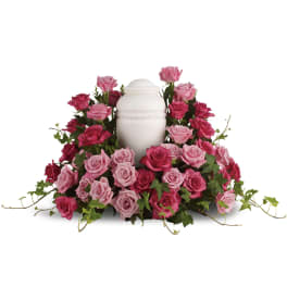 Bed of Pink Roses by Teleflora