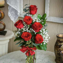 6 roses