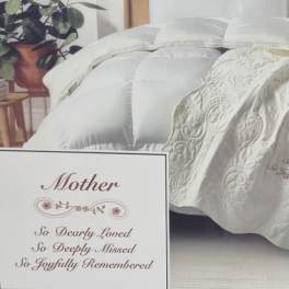 Mother Sympathy Quilted Throw