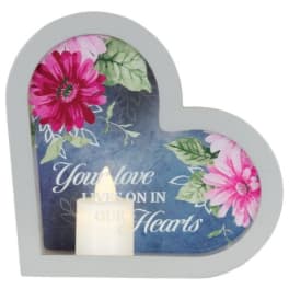 Carson Heart Shadowbox Lantern - 6.5'' Love Lives On