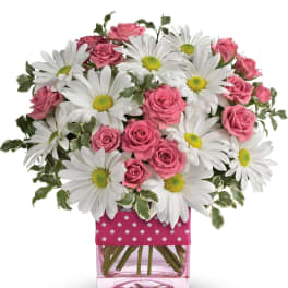 Teleflora's Polka Dots and Posies