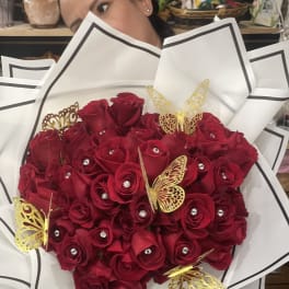BOUCHON RED ROSES