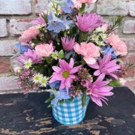 Blooming Blue Happiness
