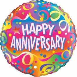 Happy Anniversary Balloons