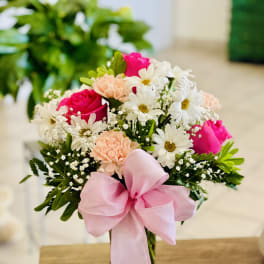 Pink and white Bliss