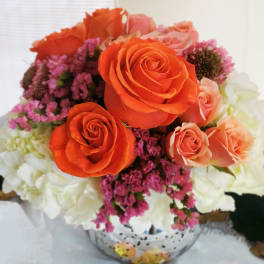 Orange pink crush