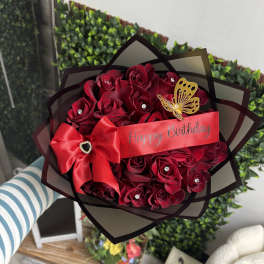 Happy Birthday Ramo Bouquet