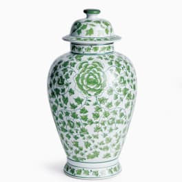 Imperial Ivy Lidded Ginger Jar