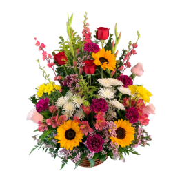 Large Designers Choice Floral Mix Basket