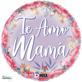 Te Amo Mama Mylar Balloon 18"