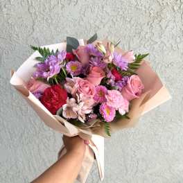 Pink Velvet Bouquet