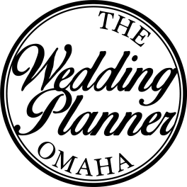 Circular logo reading The Wedding Planner Omaha