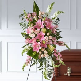 Elegant Embrace Standing Spray