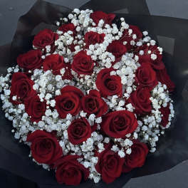 Paper Wrapped Opulent Roses
