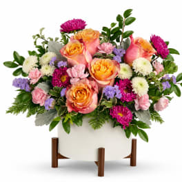 Blooming Iridescent Arrangement