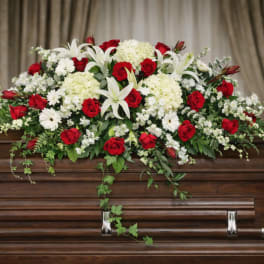 Forever Peaceful Casket Spray