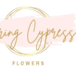 Spring Cypress Flowers logo on a white background
