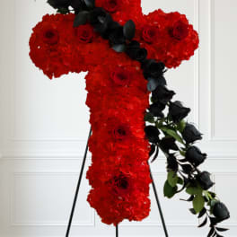 Pure Love Red and black Cross