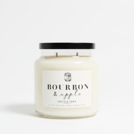 Bourbon & Apple Soy Candle