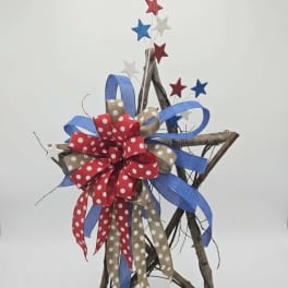 Rustic Patriotic Star