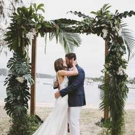Tropical green archway