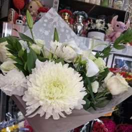 Spray Rose Funeral Bouquet