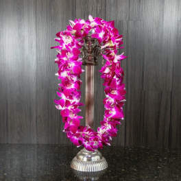 Natural Double Orchid Leis
