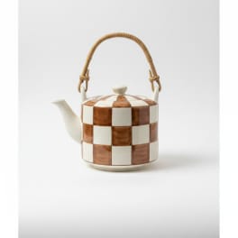 Checkered Tea Kettle