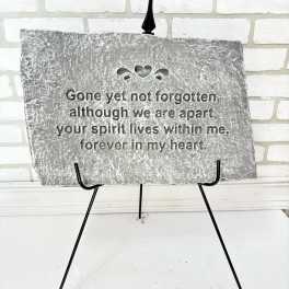 Gone Yet Not Forgotten Memorial Stone