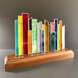 #A018 - Cityscape Standing Sculpture