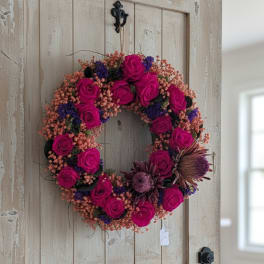 Beautiful and bright Rose Wreath