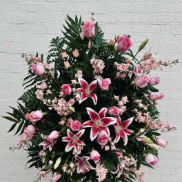 Pink Standing Spray