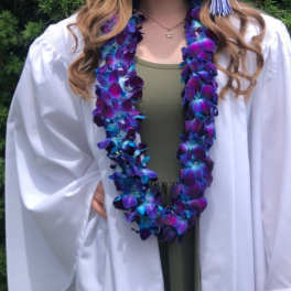 Double Orchid Lei
