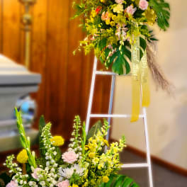 You were my yellow funeral set
