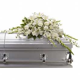 Bountiful Memories Casket Spray