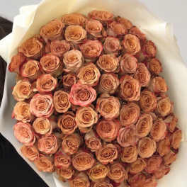 the perfect coffee rose for a proposal