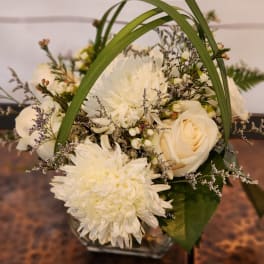 white and green boutique