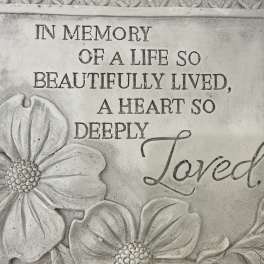 Life Beautifully Lived Garden Stone