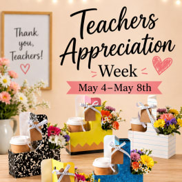Teachers Blooms & Drink by Café Bonita