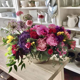 Peonies and Roses