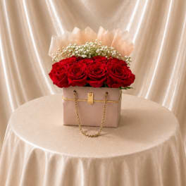 Rose Luxe Handbag Gift Set