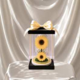 Luxury Sunflower Duo Dome (Height: 9.84 ")