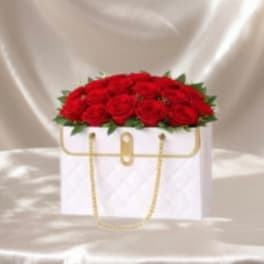 Classic Red Purse Rose Box
