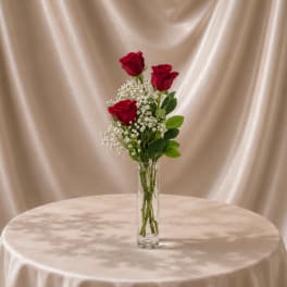 Long-Stem Rose Trio