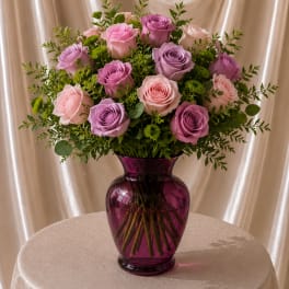 Blushing Lavender Garden Roses